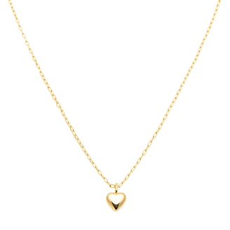 Lulu Copenhagen Classic Heart Necklace Guld